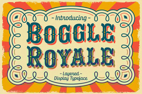 Boggle Royale Font