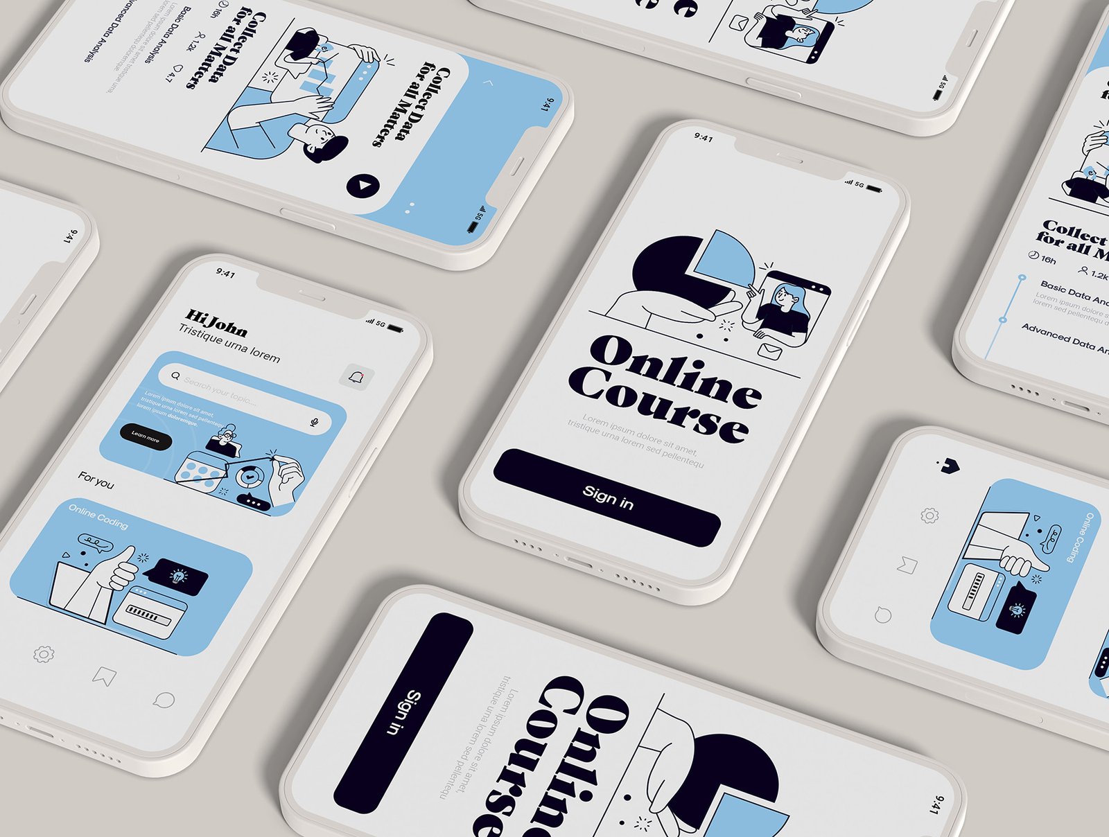 Business &amp; Tech Mega Bundle – 10 Flat Illustration Sets for Modern Digital Design