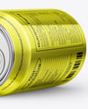 330ml Metallic Drink Can Mockup