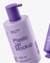 Bottle with Tube Mockup