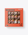 Box with Chocolate Covered Strawberry Mockup