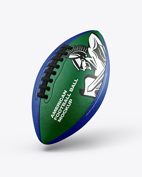 American Football Ball Mockup