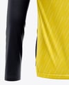 Full-Zip Long Sleeve Jersey Mockup