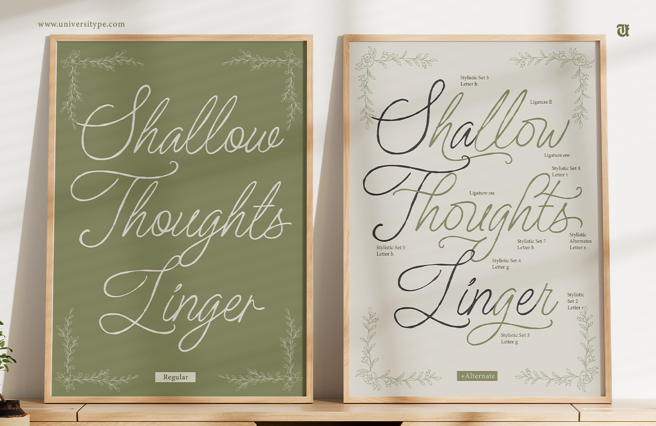 UT Nikahan Script - A Wedding Font