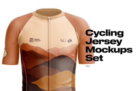 Cycling Jersey Mockups Set - Apparel Mockups
