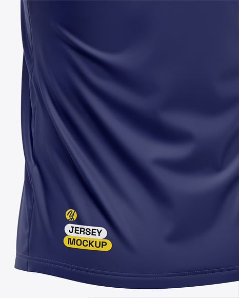 Men's V-Neck Jersey Mockup