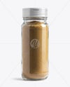 Glass Jar with Asafoetida Spice Mock