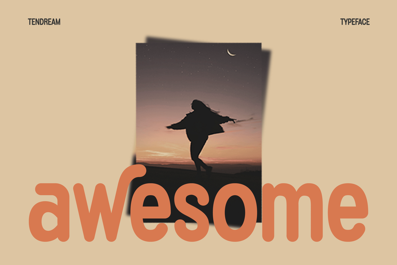Tendream - Rounded Display Font