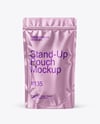 Metallized Stand Up Pouch Mockup