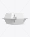 Lunch Box Mockup - Half Side View