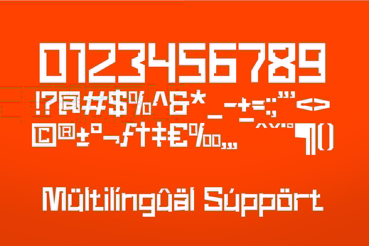 Newro Space - Modern Futuristic Display Font