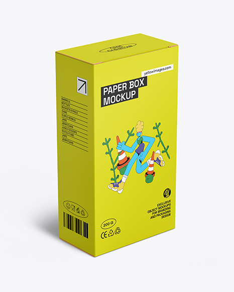 Paper Box Mockup