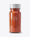 Spice Glass Jar with Sweet Paprika Mockup