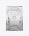 Glossy Metallic Coffee Package Mockup