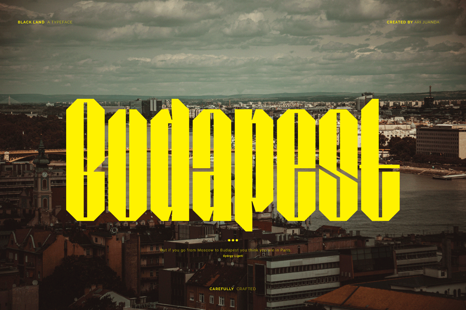 Black Land Font