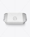 Aluminium Foil Tray Container in Paper Sleeve Mockup