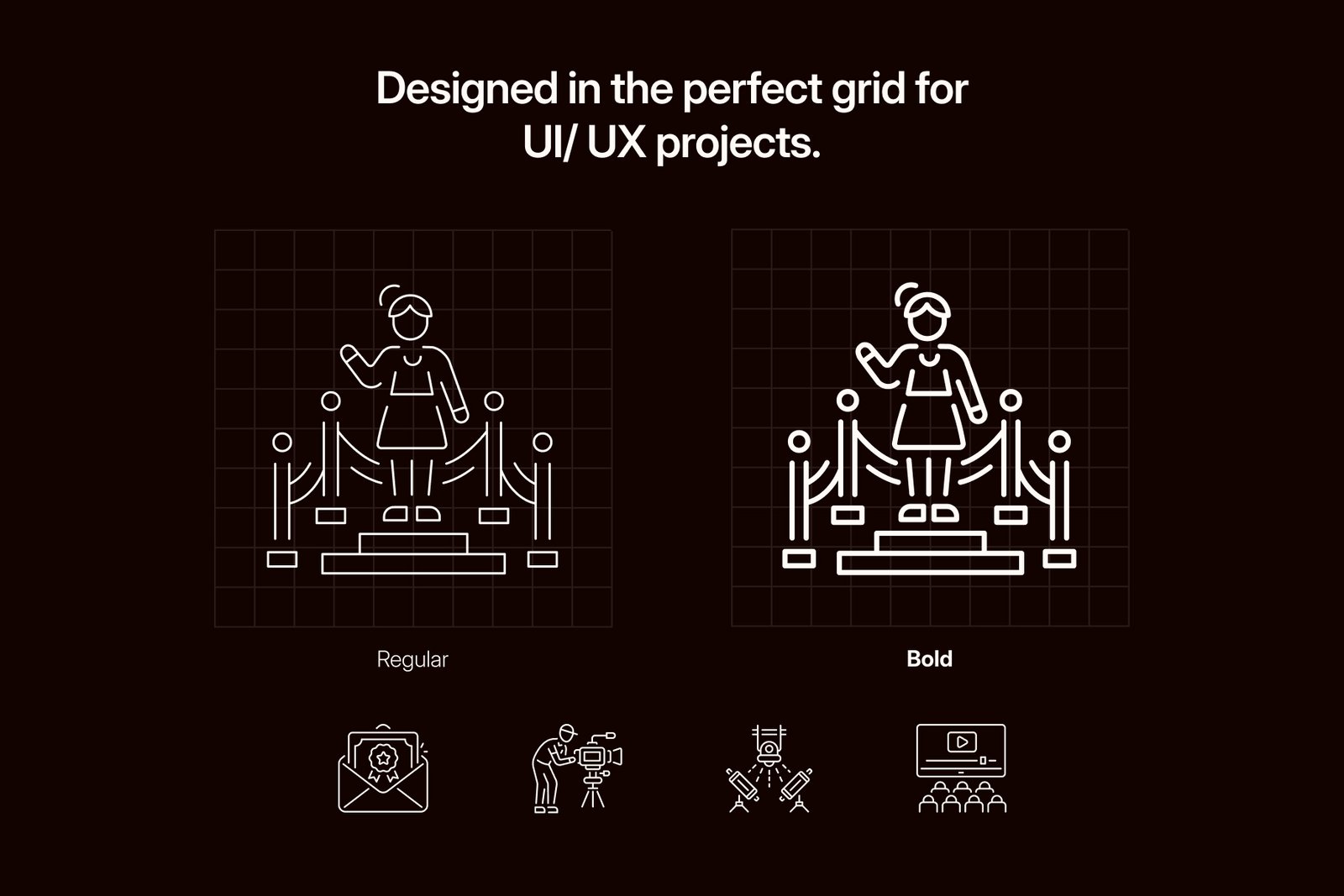 Movie Icon Art Set