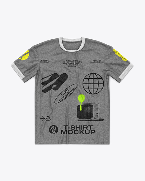 Heather T-Shirt Mockup - T-shirt mockup