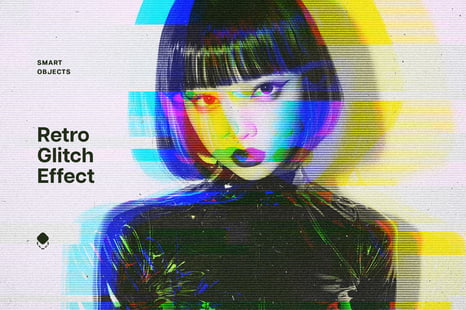 Glitch Retro Photo Effect - Add-Ons