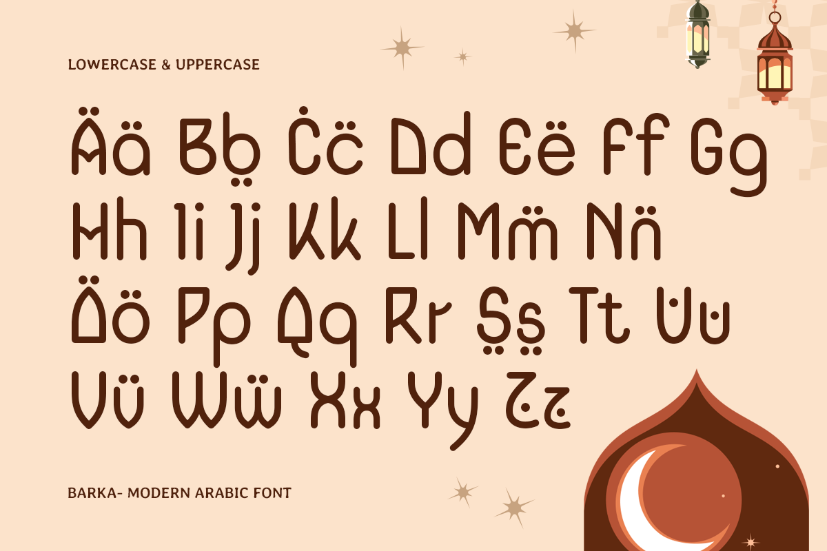 Barka - Modern Arabic Font