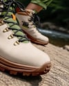 Woman Wearing Hiking Boots Mockup