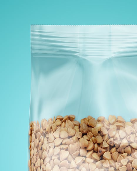 Package with Buckwheat Mockup