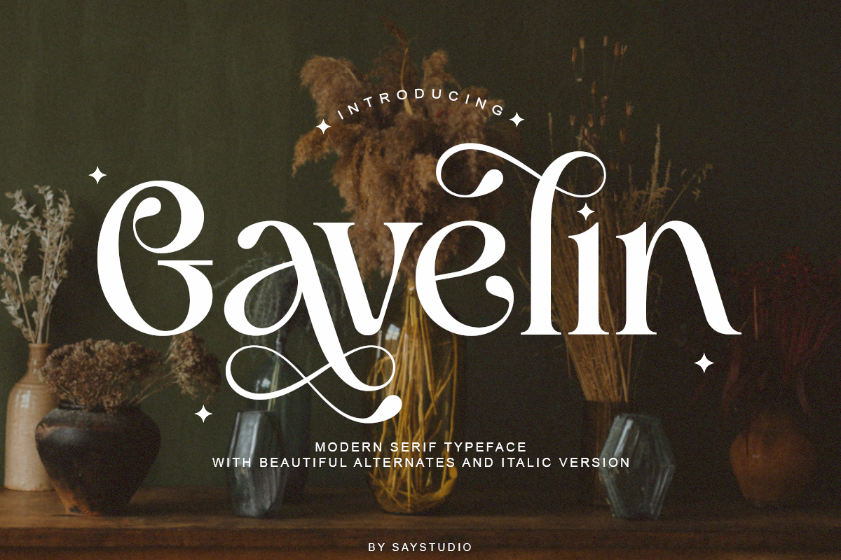 Gavelin - Luxury Serif Font