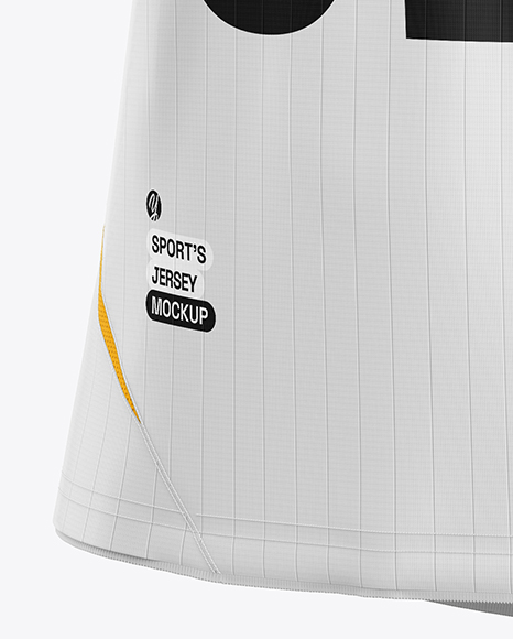 Soccer Jersey Mockup - Half Side View
