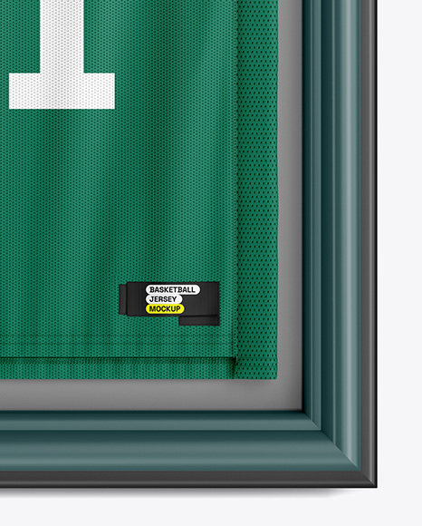 Basketball Jersey in Frame Mockup
