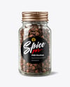 Clear Glass Jar with Whole Cloves Mockup