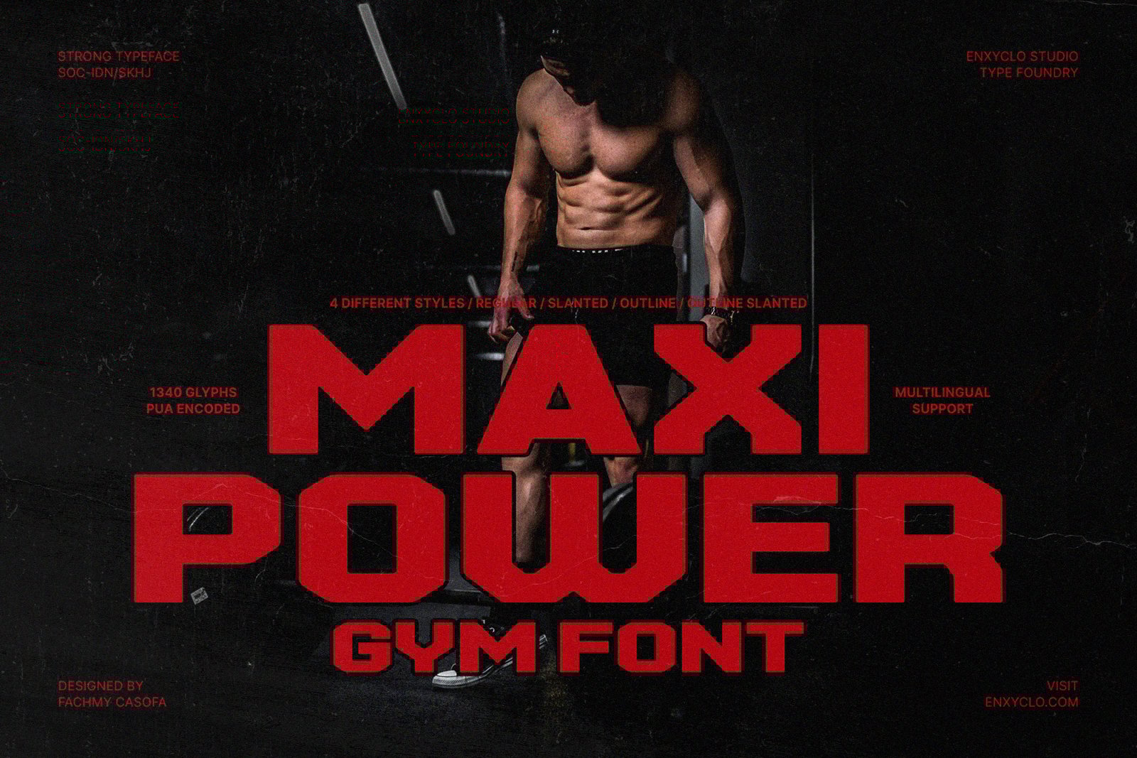 NCL MAXIPOWER - GYM FONT