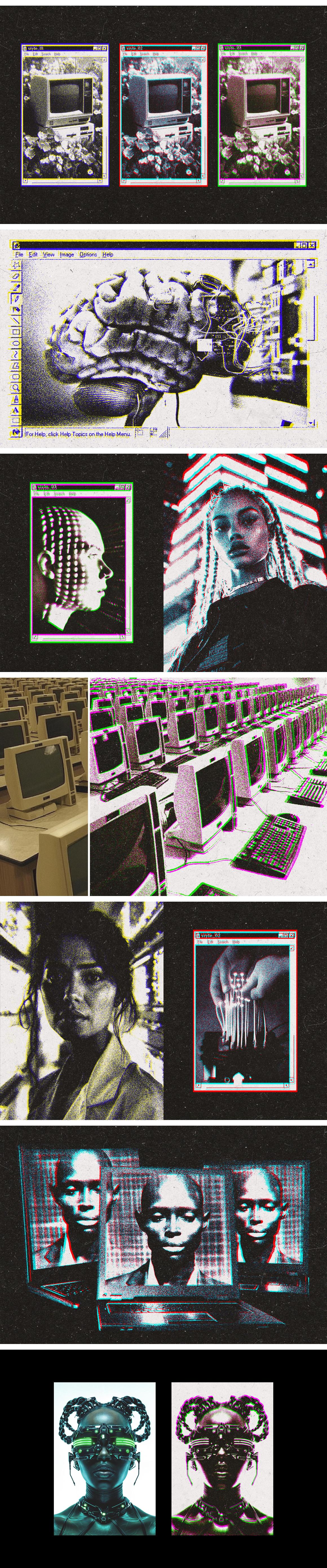 Printed Pattern Digital Effect