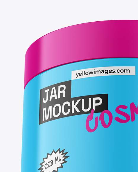 Glossy Jar Mockup