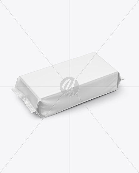 Matte Snack Pack Mockup - Half Side View
