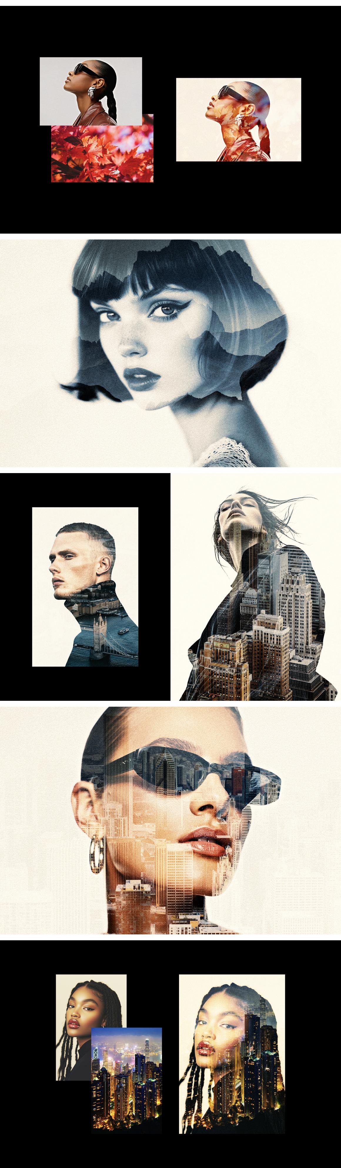 Double Exposure Template Effect
