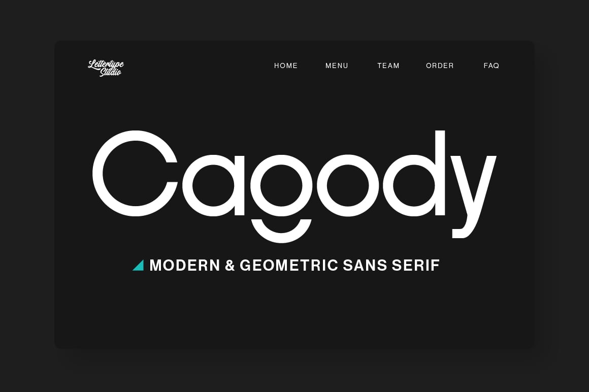 Cagody Modern &amp; Geometric Sans Serif