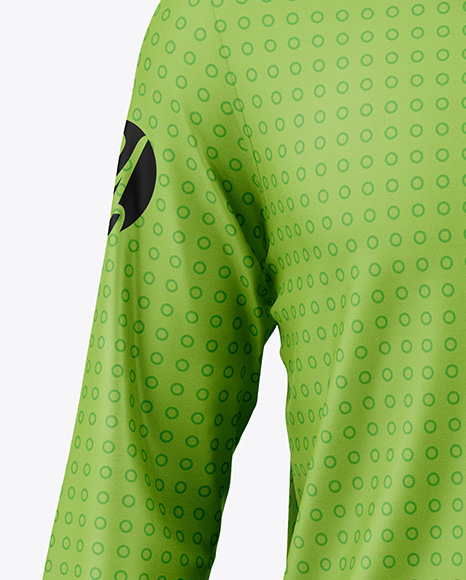 Men's Long Sleeve Shirt Mockup - Front View