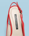 Pair of Glossy Slingbacks Mockup