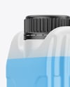 Transparent Plastic 5L Jerrycan Mockup