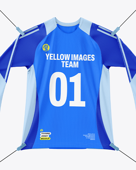 Training Jersey Hanging on a Hooked Frame Mockup