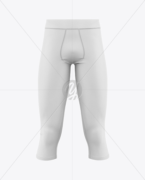 3/4 Men's Leggings Mockup