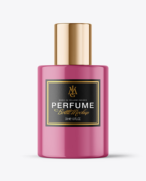 Glossy Perfume Bottle Mockup - Spray bottle mockup