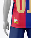 Soccer Kit w/ Mannequin Mockup - Back View