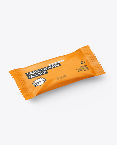 Matte Snack Bar Mockup - Self+zip+foil+bag+mockup+/+matt+-+Smarty+Mockups