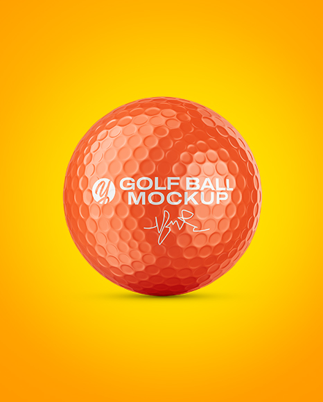 Golf Ball Mockup