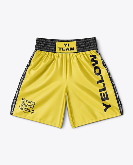 Boxing Shorts Mockup - Team mockup