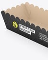 Kraft Paper Food Tray Mockup