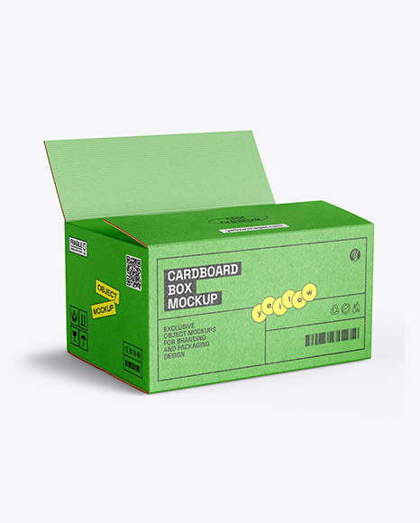 Kraft Paper Box Mockup