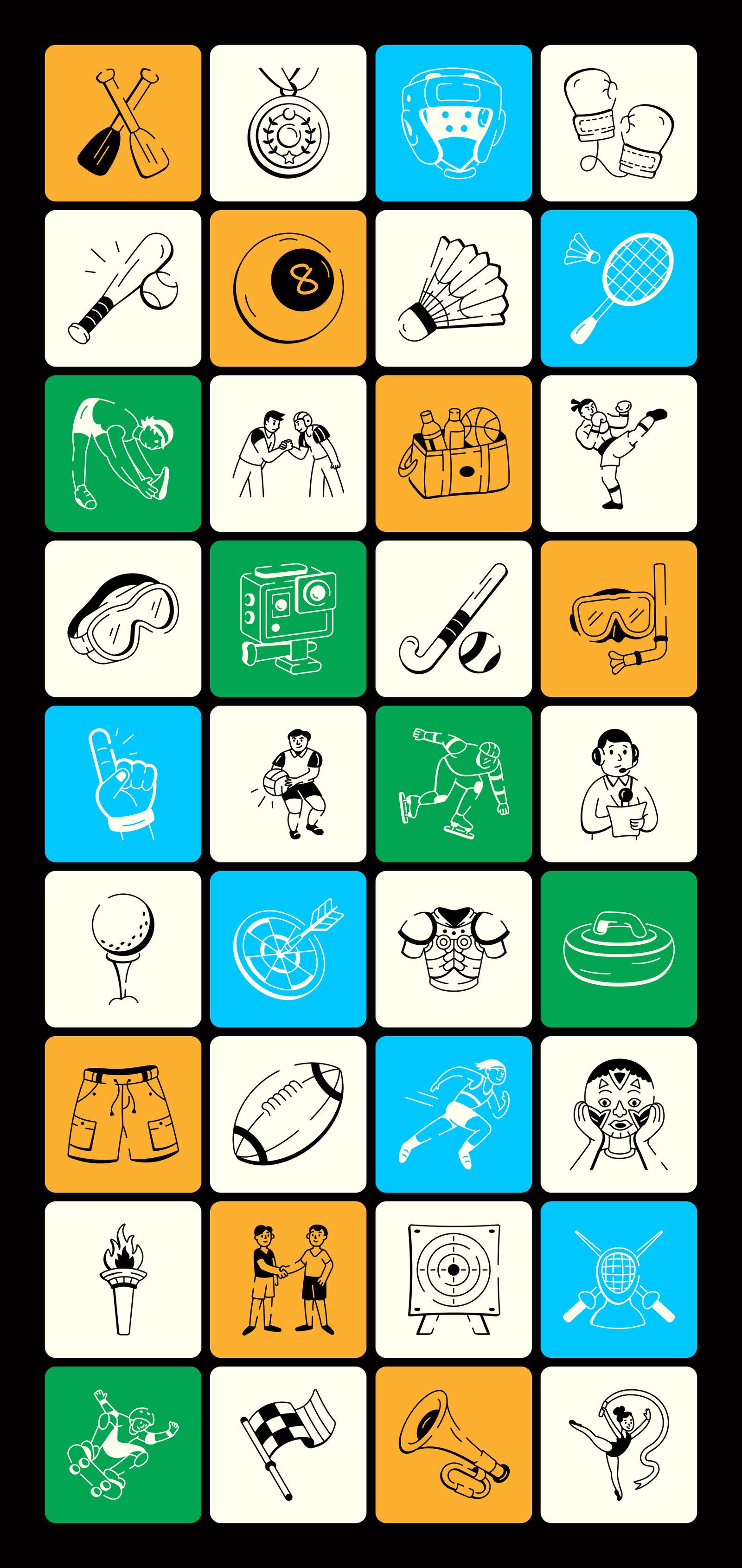 Olympics Doodles Art Set