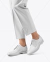 Derby Shoes on Woman's Legs Mockup
